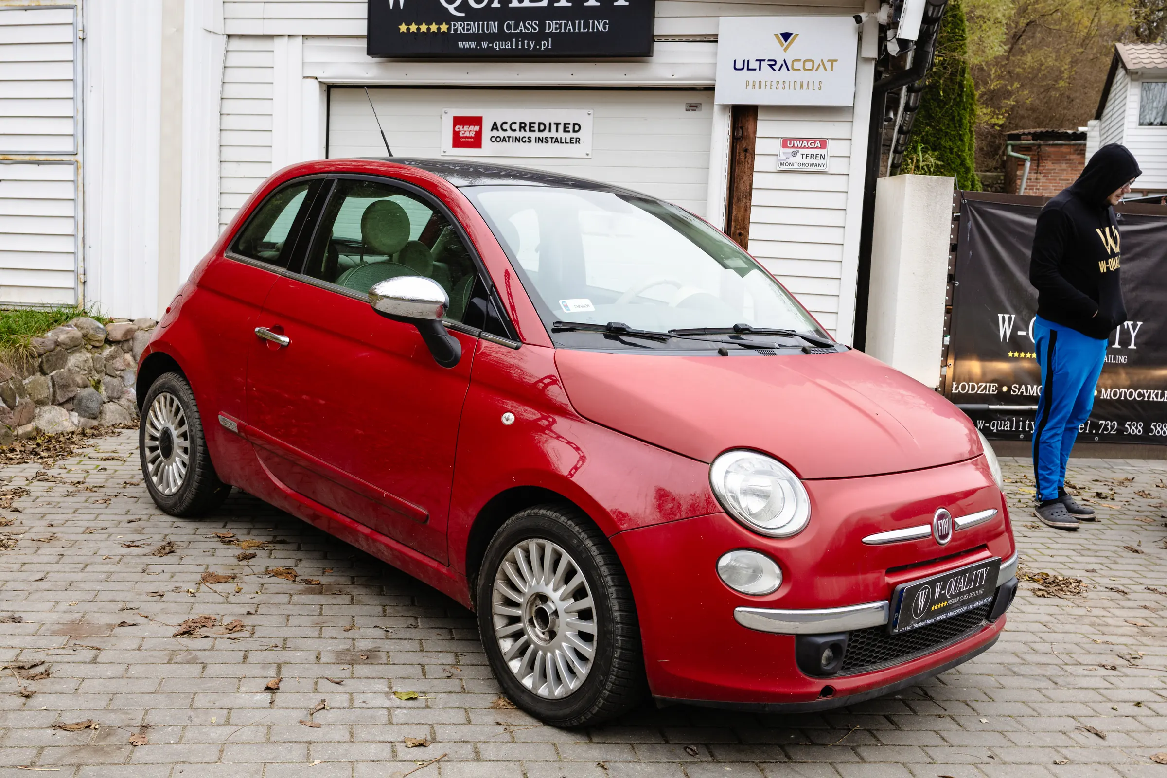 Fiat 500 przed detailingiem
